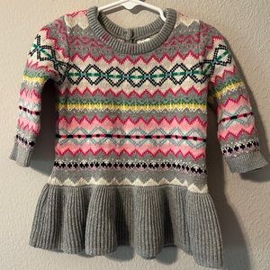 Baby girl sweater dress